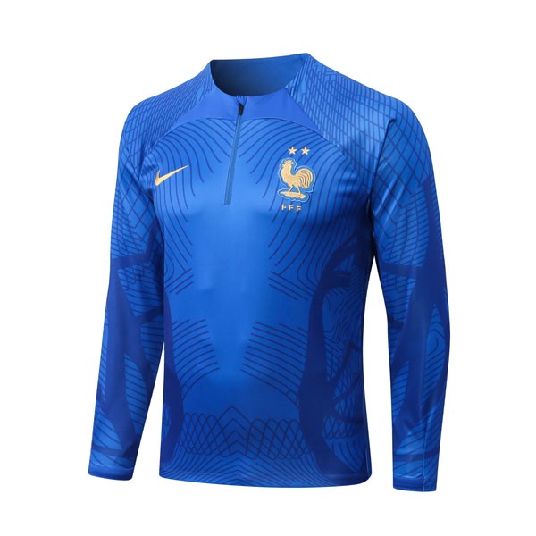 Sudadera De Training France Top 2023 Azul 3